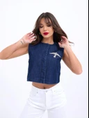 7336 KOT YELEK-MAVİ thumbnail 2