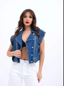 6765 KOT YELEK-MAVİ - 1