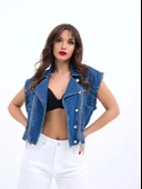 6765 KOT YELEK-MAVİ - 4