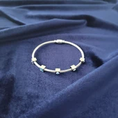 Nazarlıklı Çelik Bileklik Silver - 1