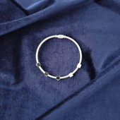 Nazarlıklı Çelik Bileklik Silver - 2
