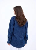 7093 KOT GÖMLEK-MAVİ - 4