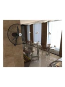 Hims HEF-D650 190W 26 Inç Siyah Alüminyum 3 Kanatlı Sanayi Tipi Duvar Vantilatörü - 5