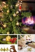 12 Adet Gold 2,5 Cm Mini Yılbaşı Topu, Noel Çam Ağacı Topu, Süs Topu - 3