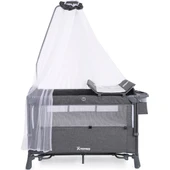 Exclusive Comfort 8 İn 1 Anne Yanı Park Yatak Oyun Parkı Gri 70 X 110 Cm thumbnail 7