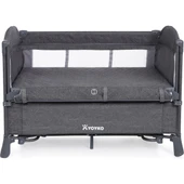 Exclusive Comfort 8 İn 1 Anne Yanı Park Yatak Oyun Parkı Gri 70 X 110 Cm thumbnail 3