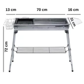 Madfox Grillmate Portatif Katlanır BBQ Mangal - 7