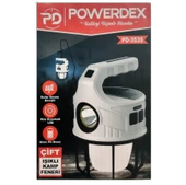 Orpemo Powerdex PD 3535 Solar Şarjlı Kamp Lambası Çift Işıklı, Taşınabilir, Güneş Enerjili LED Fener thumbnail 4