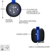 Logitech Ultimate Ears WONDERBOOM Play Taşınabilir Su Geçirmez Bluetooth Hoparlör Siyah - 2