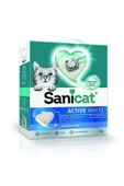 Active White Ultra Topaklanan Doğal Kedi Kumu 6 Lt - 1