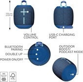 Logitech Ultimate Ears Wonderboom 4 Bluetooth Hoparlör Mavi - 3