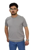 Erkek Triko Sıfır Yaka Tişört  P6035 BGL-ST04505 thumbnail 12
