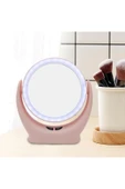NaturaLove Fanlı LED Işıklı Makyaj Aynası,360 Derece Şarj Edilebilir - 1
