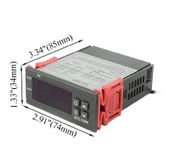 STC-1000 Sıcaklık Termostatı 12V 10A  Isıtıcı Soğutucu Dijital Ekran 10K Ntc Sıcaklık Sensörü Kuluçka Akvaryum - 7