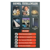 Orpemo Powerdex PD 3535 Solar Şarjlı Kamp Lambası Çift Işıklı, Taşınabilir, Güneş Enerjili LED Fener thumbnail 6