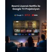 Anker Nebula Capsule 3 Laser Akıllı Taşınabilir Projeksiyon Cihazı - 300 ANSI Lümen Lazer - 1080p HD Çözünürlük - 8W Dolby Digital Hoparlör - D2426 (Anker Türkiye Garantili) - 6