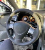 Toyota Corolla 2008-2009 Araca Uyumlu Direksiyon Kılıfı (ORTA GÖBEKLE AYNI RENK) - 2