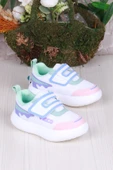 Vicco 346.P25Y.161 Beyaz Lila Melodic Işıklı Kız Çocuk Ayakkabı thumbnail 1