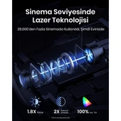 Anker Nebula Capsule 3 Laser Akıllı Taşınabilir Projeksiyon Cihazı - 300 ANSI Lümen Lazer - 1080p HD Çözünürlük - 8W Dolby Digital Hoparlör - D2426 (Anker Türkiye Garantili) - 5