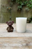 Tüylü Ayı Mini Silikon Mum Kalıbı - 2
