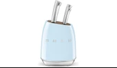 Smeg 50's Style KBSF02 Pastel Mavi Standlı Bıçak Seti - 1