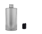 250ml pet şeffaf şişe disctop kapak, 12 adet, dezenfektan şişesi, kozmetik şişe, şampuan şişesi, plastik şişe, aroma şişesi - 1