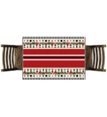 Kırmızı Zemin Nutcracker, Fındıkkıran, Kurşun Asker Desenli Dijital Baskılı Leke Tutmaz Masa Örtüsü - 1