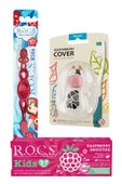 R.O.C.S. 3-7 Yaş Ahududu Smoothıe Ağız Bakım Seti-kids Diş Mcn+kids Diş Frc Kırmızı + Inek Sak. Kabı - 4