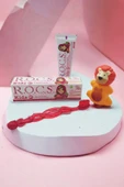 R.O.C.S. Kids 4-7 Yaş Ağız Bakım Seti -ahududu Macun + Kids Fırça Kırmızı +aslan Saklama Kabı thumbnail 3