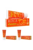 R.O.C.S. Rocs Junior 6-12 Yaş Diş Macunu - Meyveli Gökkuşağı Tadında 60 Ml X 3 Adet - 1