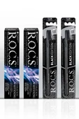 R.O.C.S. Rocs Sensation Whitening Beyazlatıcı Ağız Bakım Seti - 2 Macun Ve 2 Fırça - 1