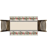 Kırmızı Zemin Nutcracker, Fındıkkıran, Kurşun Asker Desenli Dijital Baskılı Leke Tutmaz Masa Örtüsü - 1