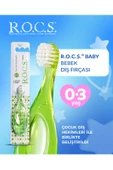 R.O.C.S. Unisex Bebek Yeşil Rocs Baby 0-3 Yaş Diş Fırçası - 1