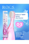 R.O.C.S. R.o.c.s Baby 0-3 Yaş Bebek Diş Fırçası Pembe - 1
