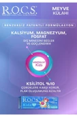 R.O.C.S. Rocs Kids 3-7 Yaş Meyveli Çocuk Diş Macunu Meyve Külahı 35ml. - 2