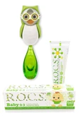 R.O.C.S. Baby Yeşil Baykuş Bakım Seti (PAPATYA MACUN YEŞİL FIRÇA YEŞİ BAYKUŞ SAKLAMA KABI) - 1