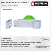 ARES Wc Kabin Kilidi Sürgü - 1