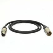 3 Pin XLR Dişi-Erkek Hazır Mikrofon Kablosu Klotz/Neutrik (3 Mt) - 1