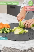 Katlanır Kesim Panosu Katlanabilir Kesme Tahtası Bpa Free - 2