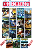 Ümit Kaptan Serisi 15 Kitap'lı Çizgi Roman Seti - 1440 Sayfa - 1