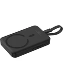 Baseus MgSafe Mini 30 W Siyah 10000 mAh Hızlı Şarj Kablosuz Powerbank Teşhir thumbnail 3