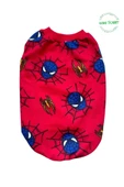 Kırmızı Örümcek Adam Spider Man Desenli Kedi Köpek Kıyafeti Elbisesi Large/L/Beden 3 - 2