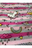 Unicorn Desenli Çizgili Pembe Kedi Köpek Kıyafeti Elbisesi XXLarge/XXL/Beden 5 - 4