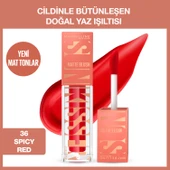 Maybelline New York Sunkisser Hazy Matte Likit Allık  - 36 Spicy Red - 1