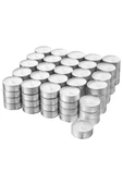 VANCKEY  Glimma ( 100 Adet ) Tealight Masa Mumu Beyaz 4 Saat Yanma Süresi - 1