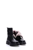 Hakiki Deri Kürklü  Unisex Çocuk Kar Bot 612KFA1634-2 - 4