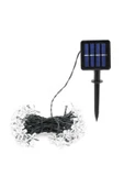VANCKEY  Çiçek Desenli Solar Aydınlatma-30 Ledli Güneş Enerjili 2 Fonksiyonlu Günışığı Sarı Bahçe Led - 5
