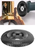 VANCKEY  Ahşap Ağaç Törpü Eğe Disk Şekillendirme 115 mm Avuç Taşlama Uyumlu - 1