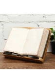 VANCKEY  Rahle Bambu Ahşap Katlanabilir Kitap Okuma Standı - Kuran Okuma Kitap-tablet -5 Kademeli - 5