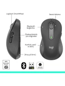 Logitech Signature M650 Büyük Boy Sol El Için Sessiz Kablosuz Mouse - Beyaz - 5